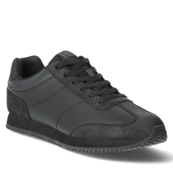 TredSafe Men’s Ethan Slip Resistant Shoes Size US 7.5 & 8 - Black - Picture 1 of 5